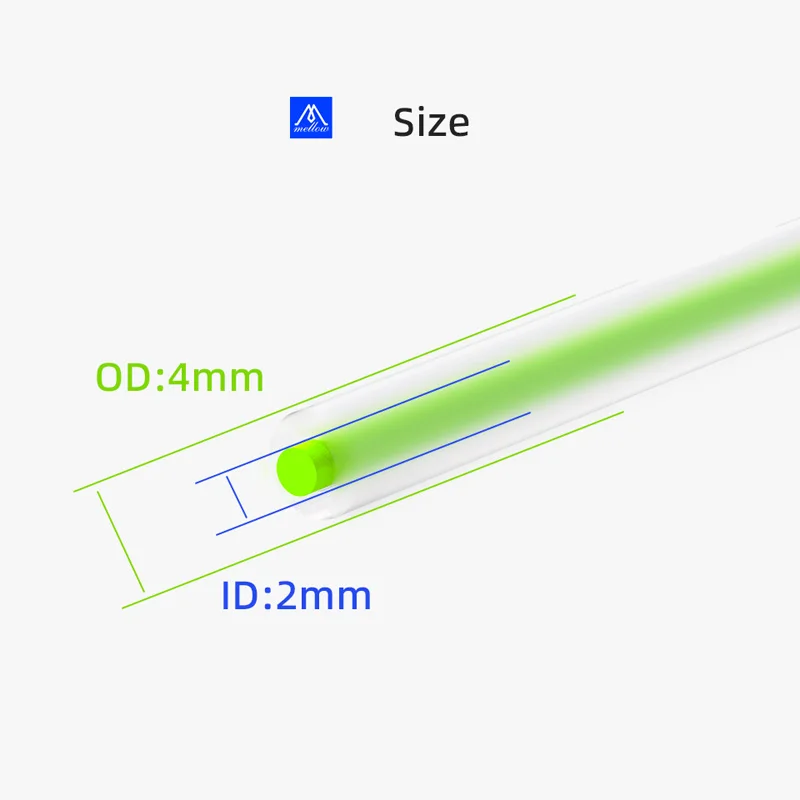 Elgondolt Magas légnyomású levegő Diapozitív PTFE csöves teflonto MMU2.0 számára prusa i3 mk3 ender-3 anet mk8 bowden extruder 1.75mm Izzószál id2mm od4mm