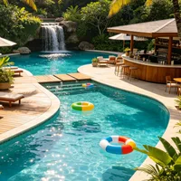 Piscine hors sol personnalisée en acier galvanisé robuste, portable pour la famille 2