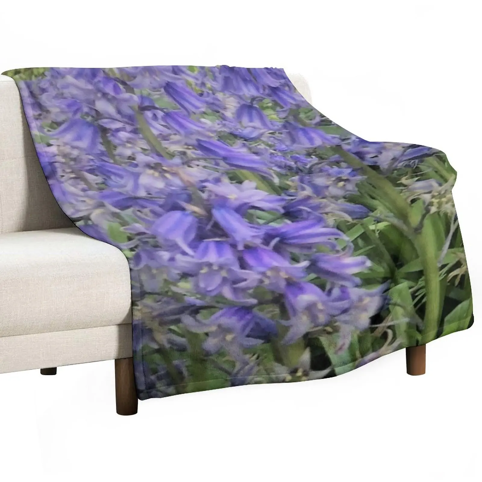 

Bluebells bulbs Throw Blanket Luxury Blanket wednesday