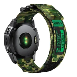Premium Nylon Loop Strap - Replaceable Wristband Belt for 26mm (MC)