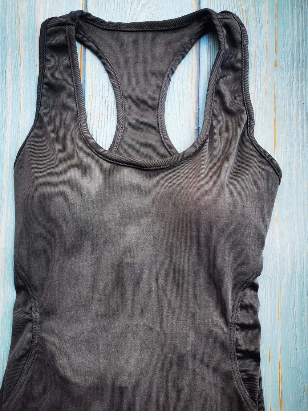 Frauen Playsuits Yoga Low Neck Slim Fit Kurze Overalls Stretch Einem Stück Strampler Ärmellose Sexy Weibliche Sportwears Brust Pads – Detail 24