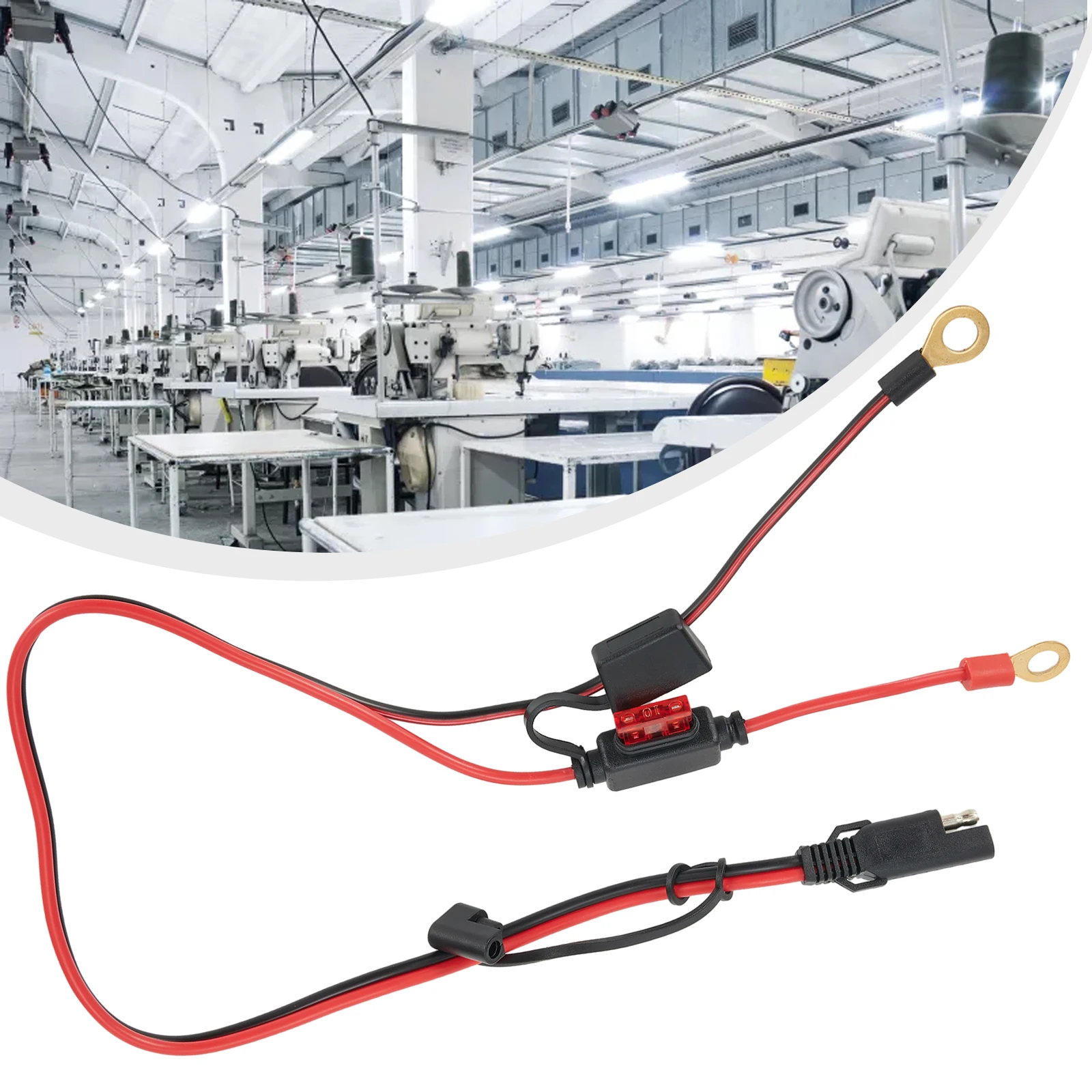 

For Motorcycle Motorbike SAE Terminal Battery Power Cord Cable Harness Wire Charger Extension Cable Adapter Phone GPS Tablets