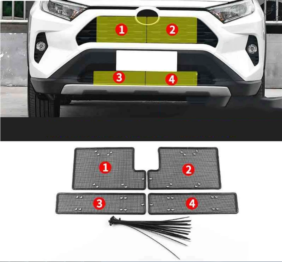 

Сетка для защиты от насекомых для TOYOTA RAV4 RAV 4 XA50 2019 - 2022