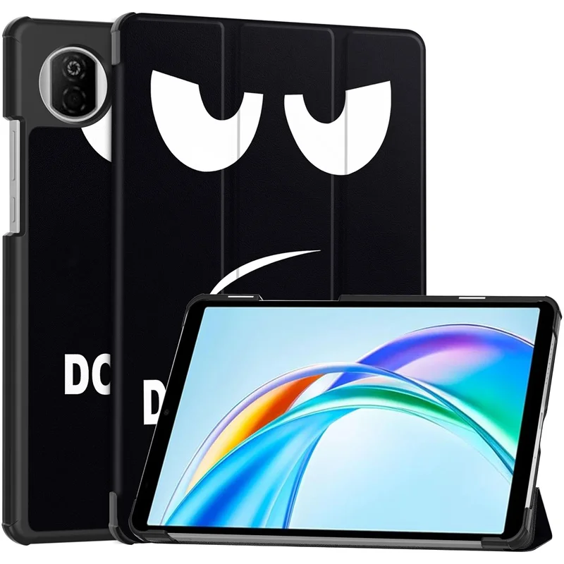 Magnetic Stand Leather Painted Tablet Cover for 8.7-inch Devices - Kids Edition