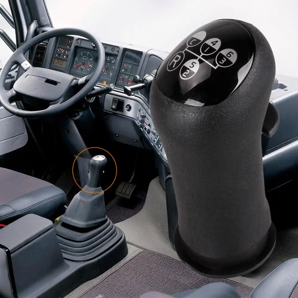 Car Shifter Head Abs Car Gear Lever Long Lasting Fade-Resistant  Good Gear Shifter Car Shifter Lever Replacement Part