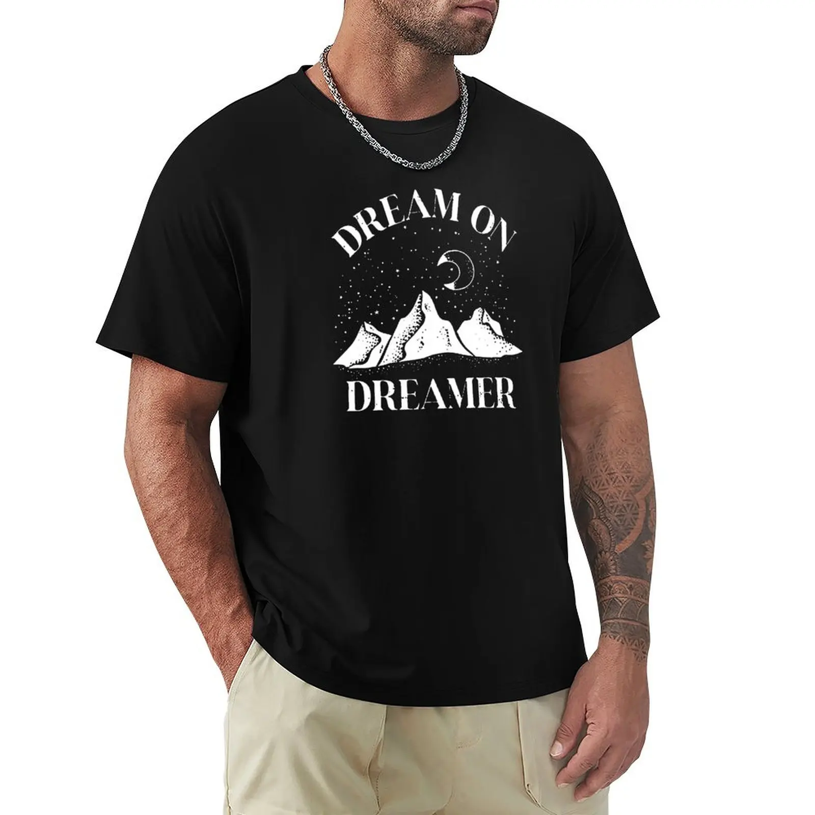 

Dream On, Dreamer band 3 T-shirt anime for a boy tshirts for men