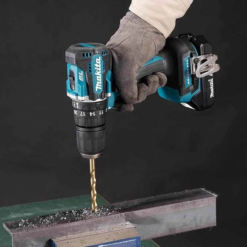 

Makita Новинка DHP487 аккумуляторная отвертка для перфоратора 18 в LXT бесщеточный двигатель ударная электрическая отвертка электроинструмент