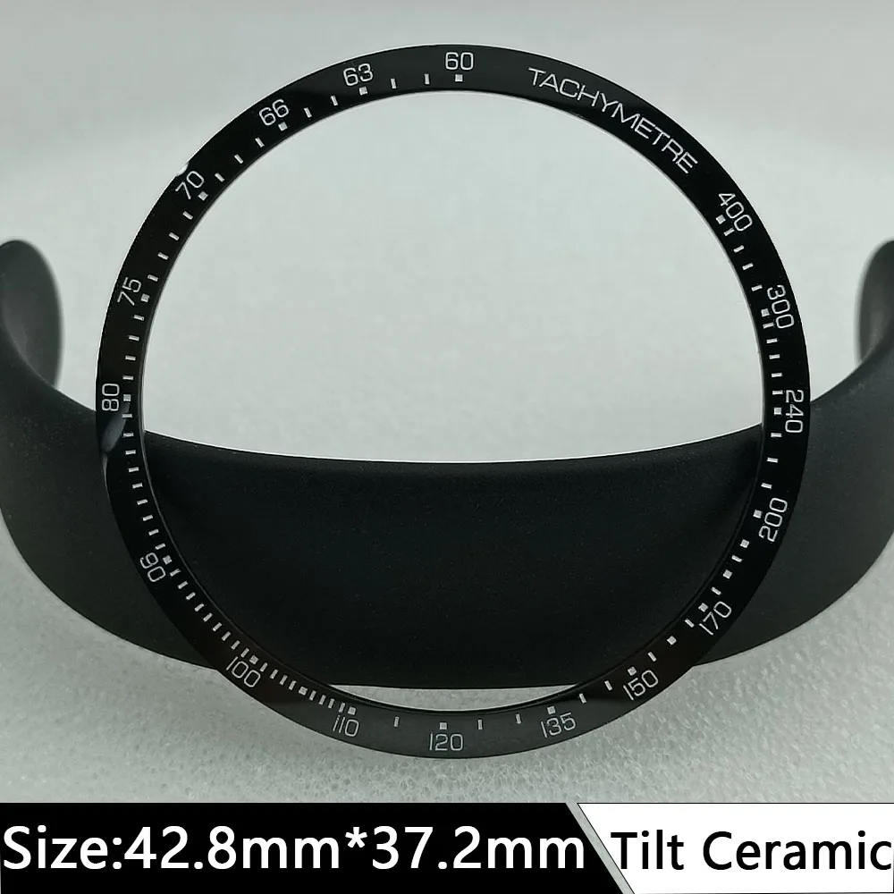 Premium Ceramic Flat Watch Bezel Insert - Replacement Ring