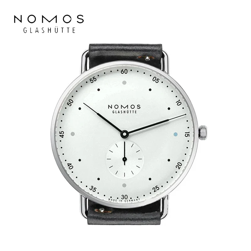 Для NOMOS Top Metro Series 1109 Эксклюзивные Мужские часы в Интернете индивидуальные кварцевые часы Bauhaus роскошные подарочные часы для мужчин