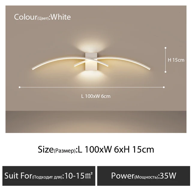 B white L100cm