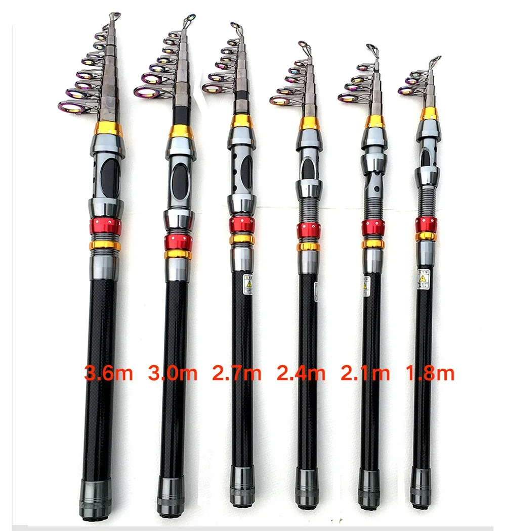 aliexpress telescopic fishing rod Rod, 6.9ft 2Pcs Fishing Rods Set, Carbon Fiber Fishing Pole, 2PCS Spinning and Reel Combo with Carrier Bag Freshwater Fishing Rod and Reel Combos Kits Fishing Gear The precise and superior design will make it works in highly performance.Features Freshwater Telescopic Fishing Saltwater Fishing