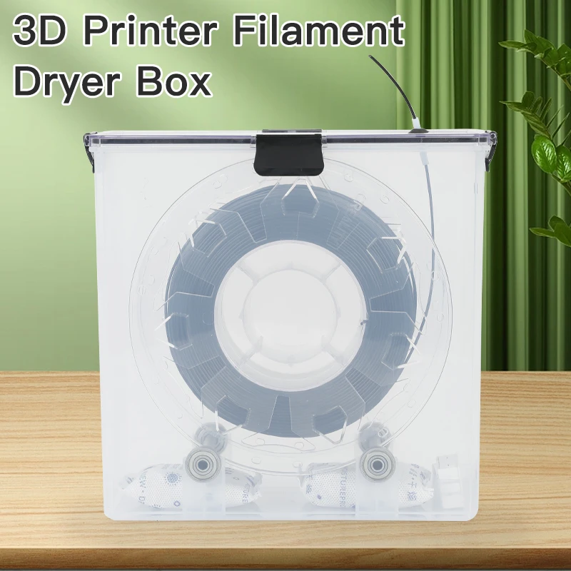Pièces d'imprimante ES-3D Boîte de dessiccateur de filament hermétique et surveillance en temps réel de degré d'humidité pour l'imprimante 3D Filaments d'ABS de PLA