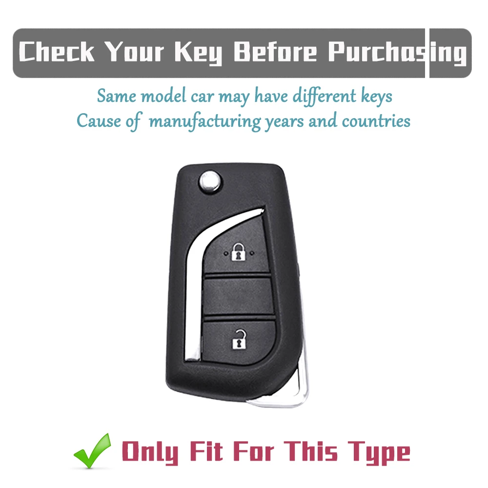 Durable 2-Button Anti-Scratch Car Key Shell