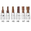 6Pcs 1/4 Inch Screwdriver Bit Socket Set Hex Screw Driver Bits H3-H8 Screwdriver Accessories For Torque Spanner Ratchet Wrench 1