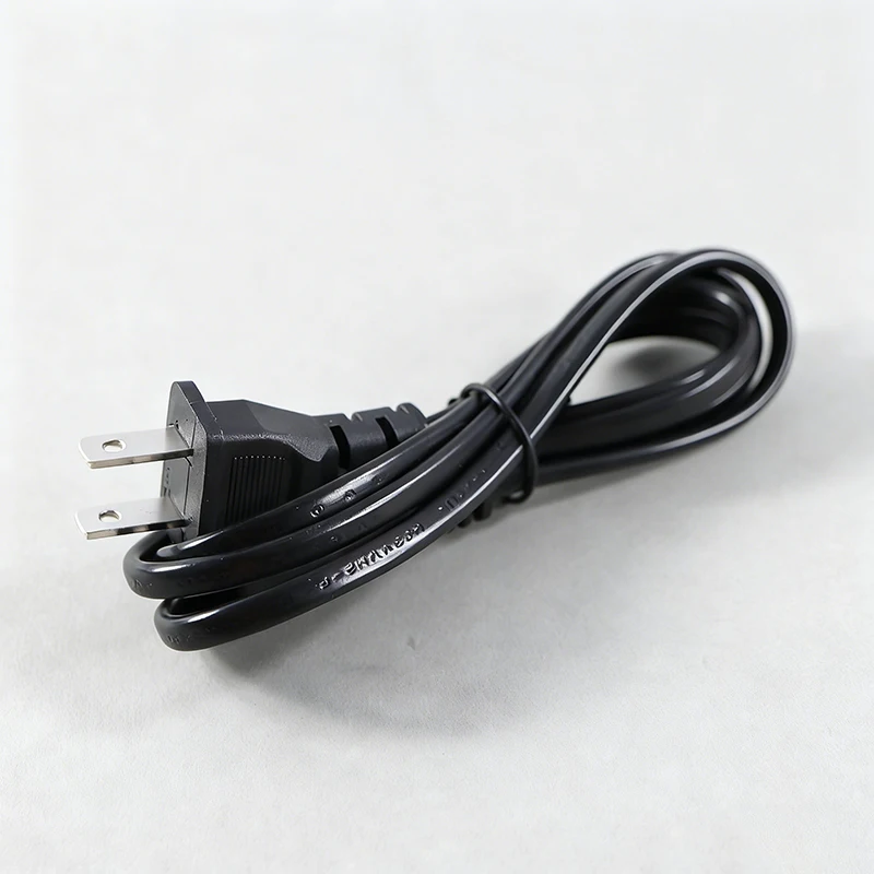 Universal Power Cord - 1M Long with European Round or American Flat Plug