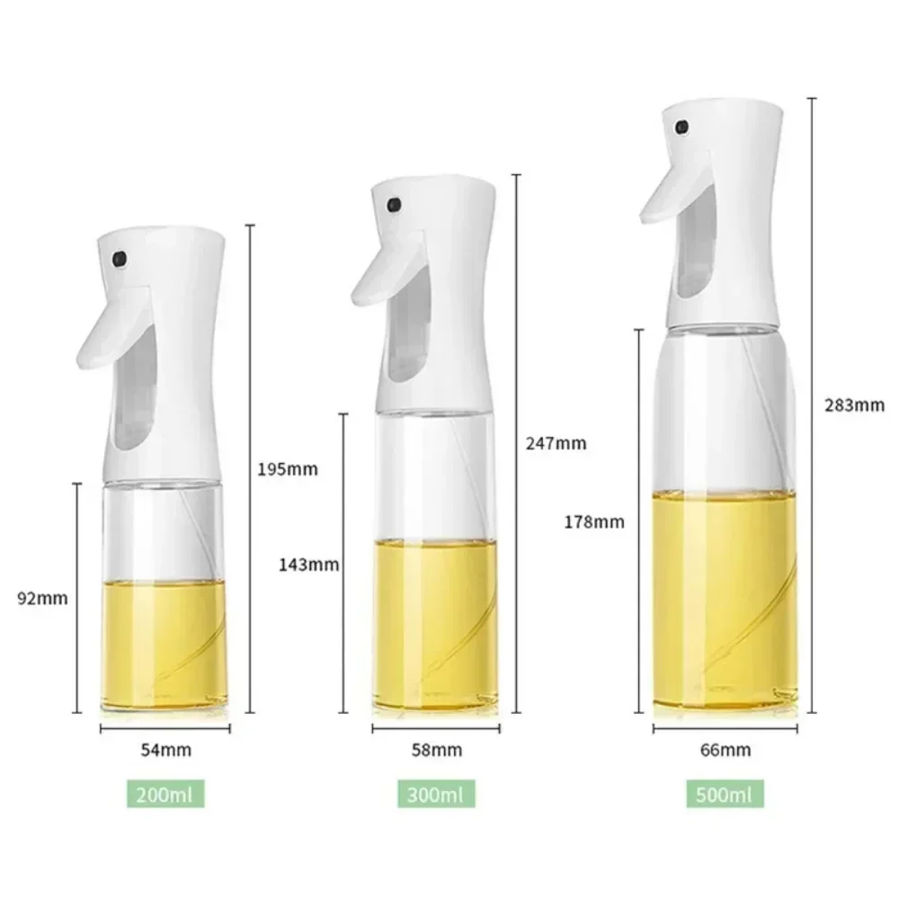 200/300/500ML Olive Oil Sprayer Bottle Kitchen Nebulizer Dispenser Spray Diffuser for Airfryer BBQ oil sprayer