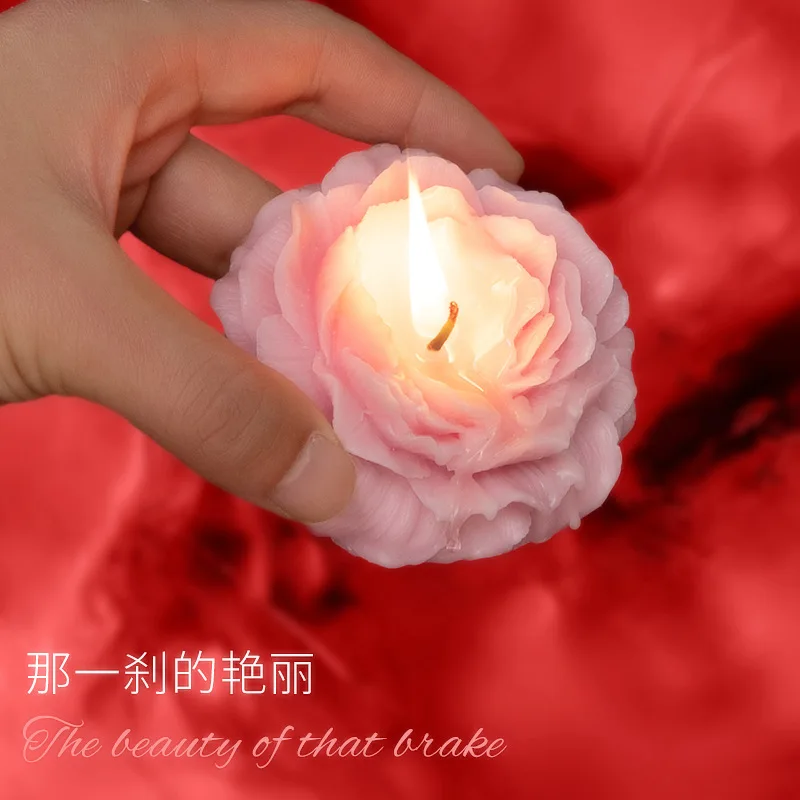 smSexy Wax Drip Couple Sex Low Temperature Peony Flower Fragrance Candle Adult Alternative Training Punishment an Engine of Tort
