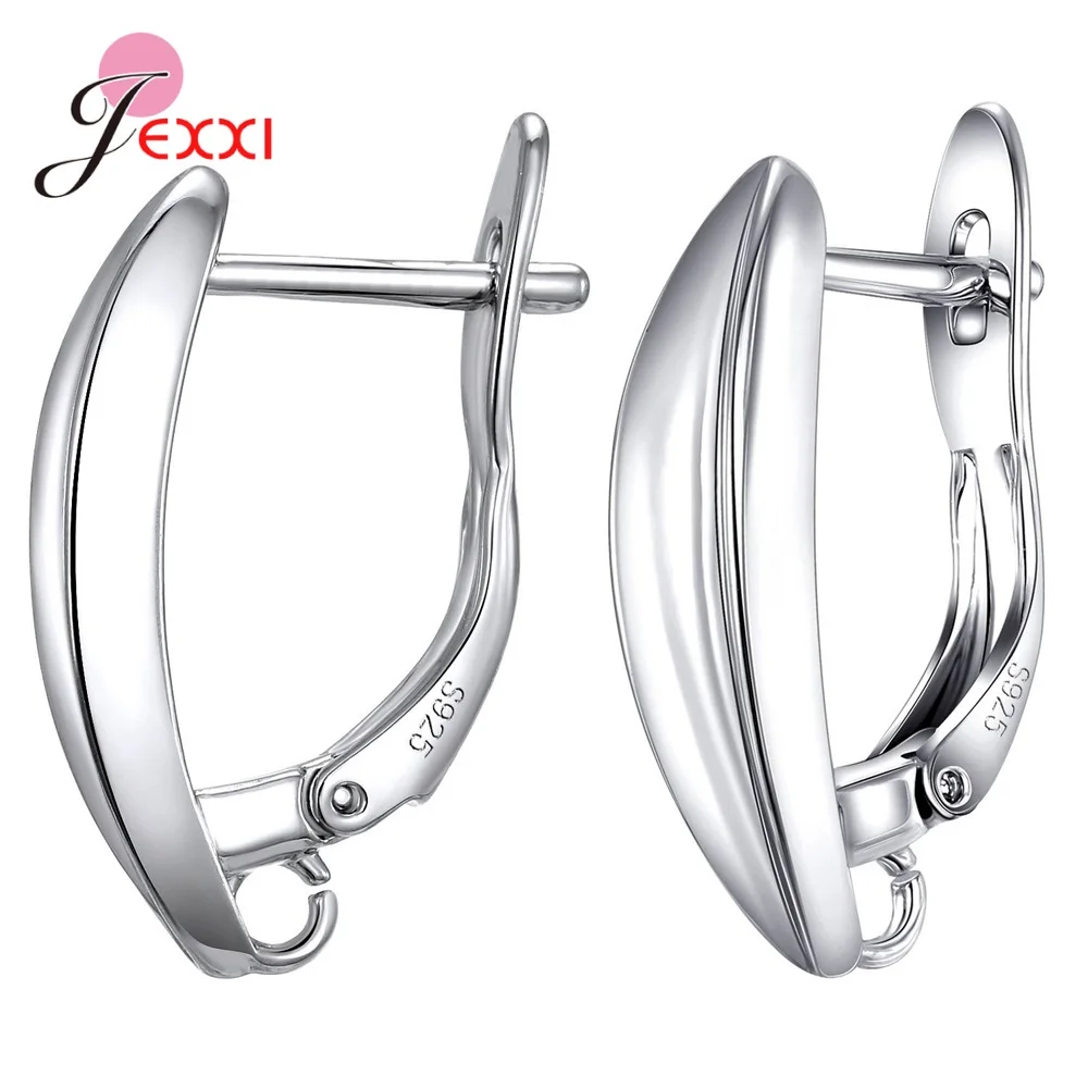 925 Sterling Silber DIY Schmuckzubehör Ohrringverschlüsse Haken Beschläge DIY Schmuckherstellung Zubehör Haken Ohrhaken Schmuck
