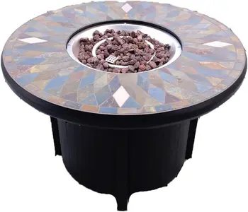 Sudbury Round Propane Fire Table 1