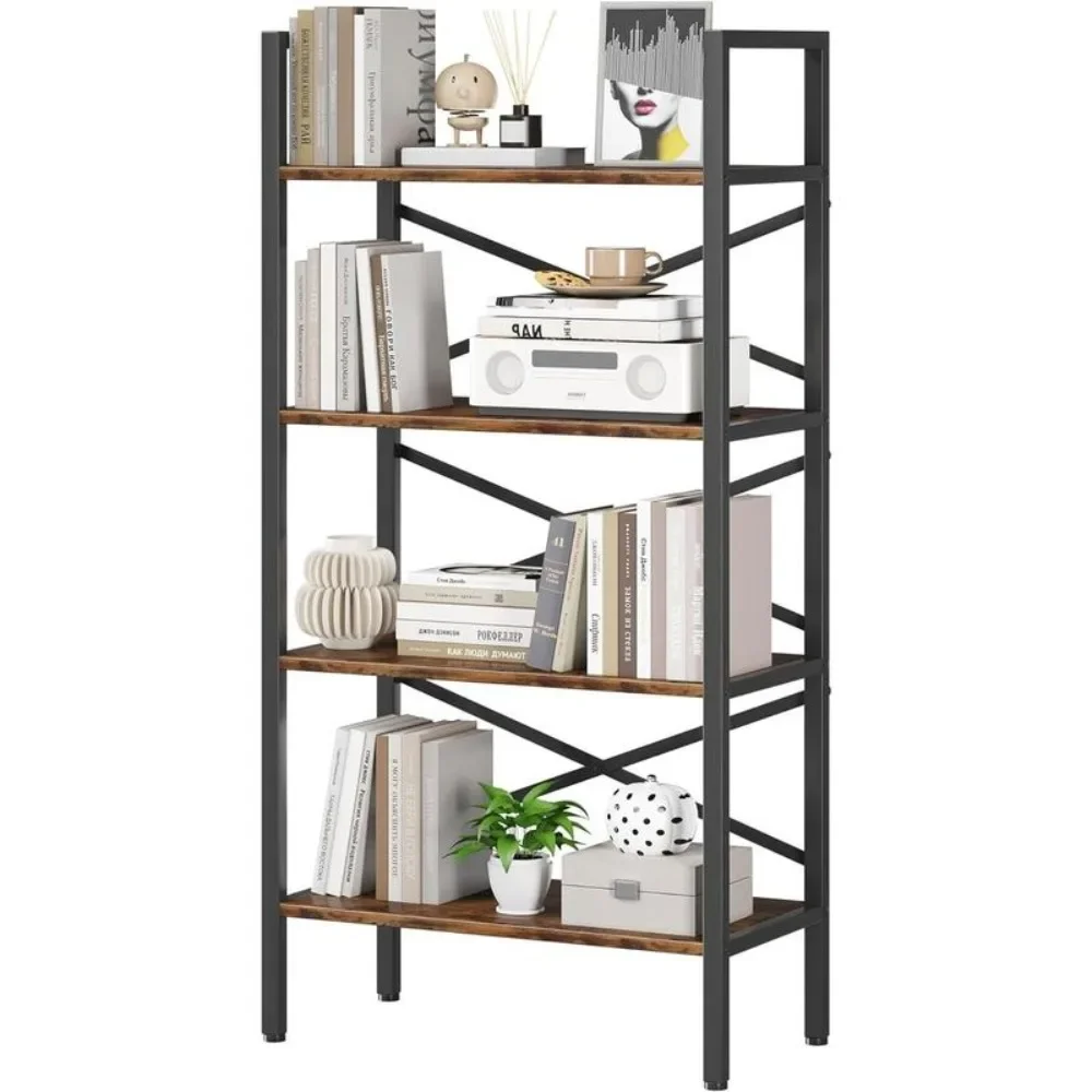 

Bookshelves, Industrial Bookshelves, Metal Small Bookshelves, Antique Bookshelves for Living Rooms, Bedrooms, and Home Offices