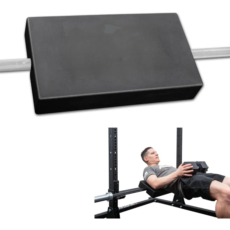 Gym Hüft schub polster mit Rückens tütze Pivot Pad Drucken tlastung Scharnier kissen Hüft schub bank Alternative für Kraft training – Detail 1
