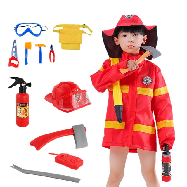 Construction Worker Costume Role Play Kit Set,engineering Dress Up Gift  Educational Toy For Halloween Activities Holidays - Cosplay Costumes -  AliExpress