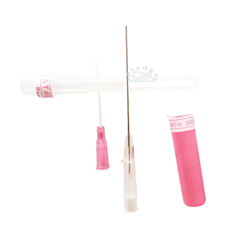 50 Teile/schachtel 14g 16G 18g 20g 22g 24g 26g Gerade Typ Ungewöhnung Nadel infusion Kanüle Für Haustier Und Große Tiere Rinder Pferd – Detail 6