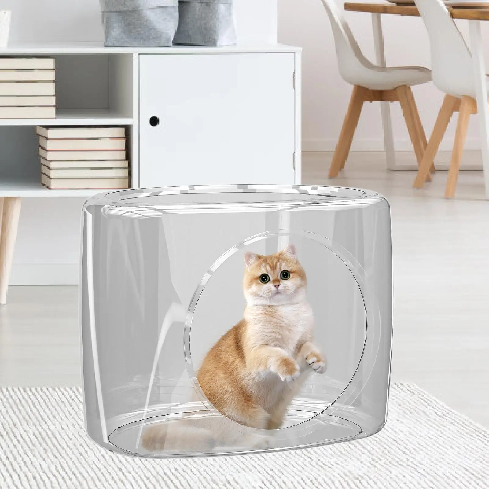 Cat House Breathable Hideout Hideaway Pet Bed for Kitten Indoor Cats Dogs Cat House Breathable Hideout Hideaway Pet Bed for Kitten Indoor Cats Dogs