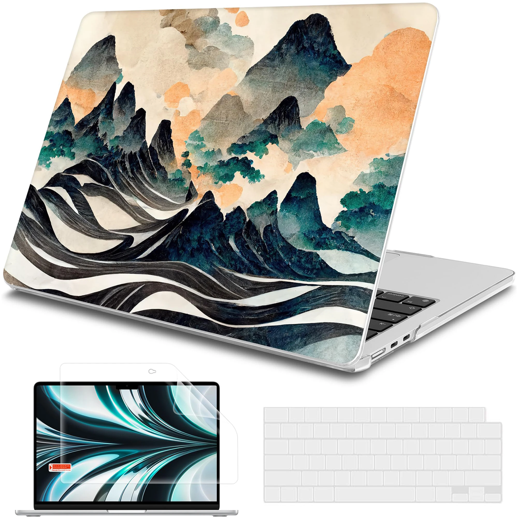Laptop A2337 Per Macbook Air 13 Custodia M1 M2 M3 13.6 15.3 Pollici A2681 A3113 A2941 Cover 2021 2022 Shell Pro 14 16 A2992 A29912024