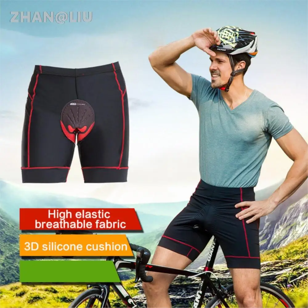 

Men Summer Cycling Bib Shorts Breathable Sport Mountain Bicycle Bike Gel Padded Bicycle Pants Cycling Breathable Male Under Wear