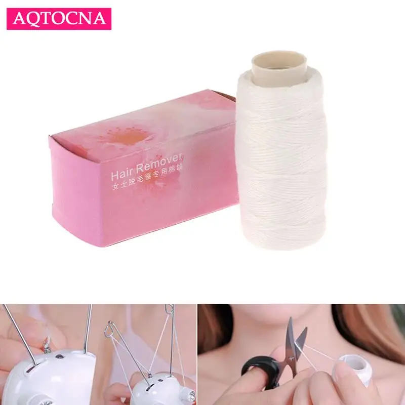 Facial Hair Remover Hair Extractor 1PC Physical Cotton Thread Facial Hair Remover Wire Cotton Device Body Hair Removal Skin Rejuvenation For Daily Removal