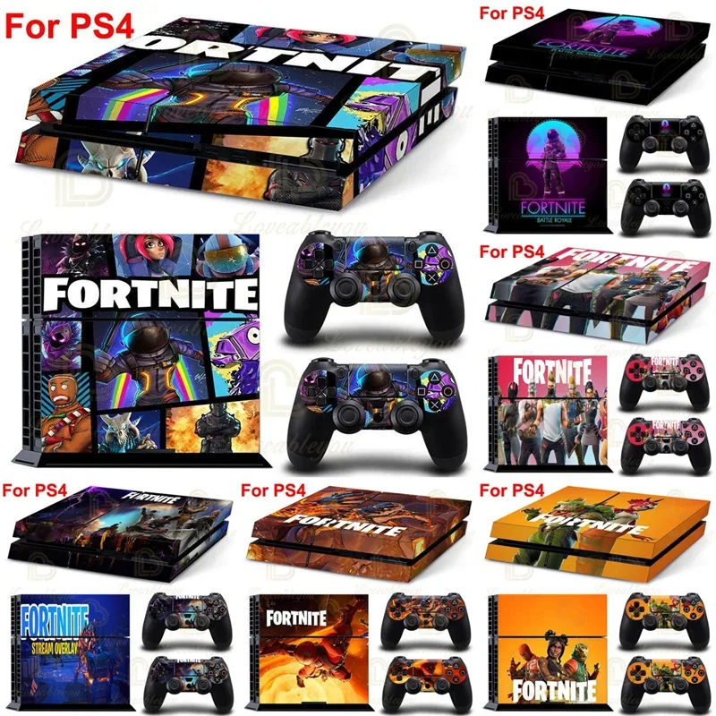 Stickers Manette PS4 Fortnite Rouge