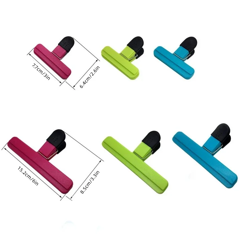 Portable Kitchen Storage Food Travel Plastic Tongs Snack Seal Sealing Bag Clips Sealer Clamp Storage Tool Kitchen Accessories bread bag clips kitchen bag clips sealing clips storage bag clips bag clips