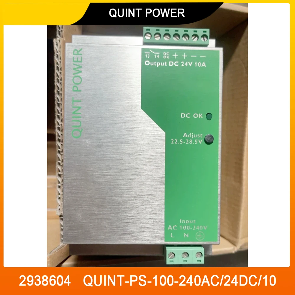 

For Phoenix 2938604 QUINT-PS-100-240AC/24DC/10 QUINT POWER 24VDC/10A Switching Power Supply High Quality Fast Ship