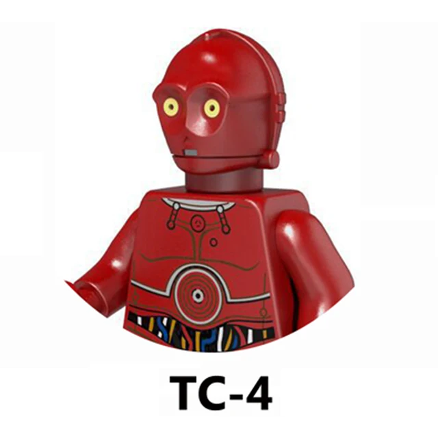 Disney R2-D2 BB-8 C-3PO R4-P17 K-2SO IG88 Battle Buzz Droid Building Blocks General Grievous Bricks Figure Kids Christmas Toys N-PG657