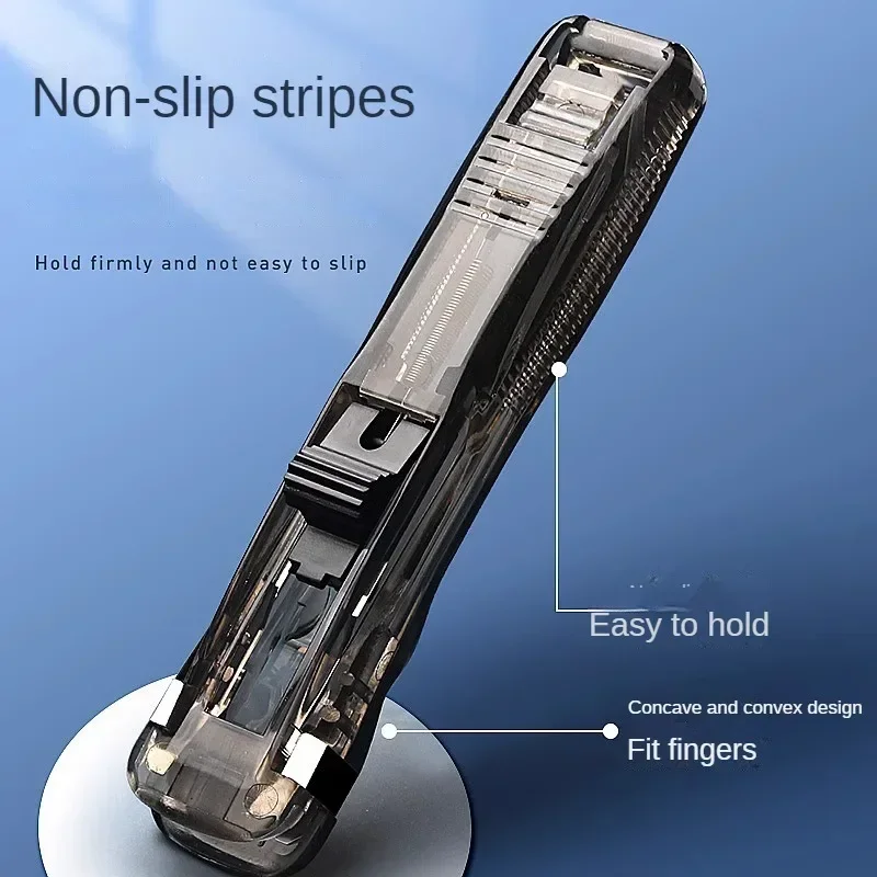 push stapler Clip Stapler Reusable Push Clamp Book Binding Machine Office Accessories Paper Documents File Stapler School Supplies