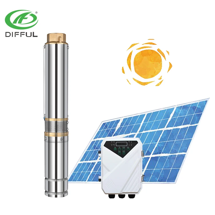 

Solar Water Pump For Agriculture 4 Inch Solar Submersible Pump