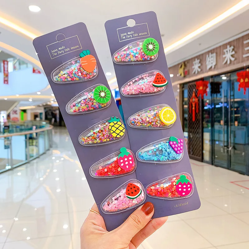 Kids Baby Hair Accessories Hair Pins Beautiful Flowers Style Hair Clips Hairpin For Girls Children Hair Grips Barrettes 10 Piece 4