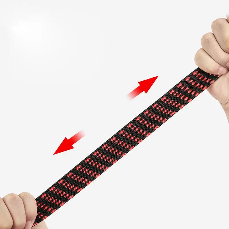 Motorcycle Luggage Strap Motorcycle Bicycle Luggage Fixed Strap Rope Length Adjustable Double-layer Metal Hook Widening Elastic Belt for Bicycle Moto