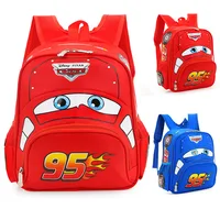 Disney  car children's bag kindergarten  boy safety backpack primary school students 3-6 years old 1