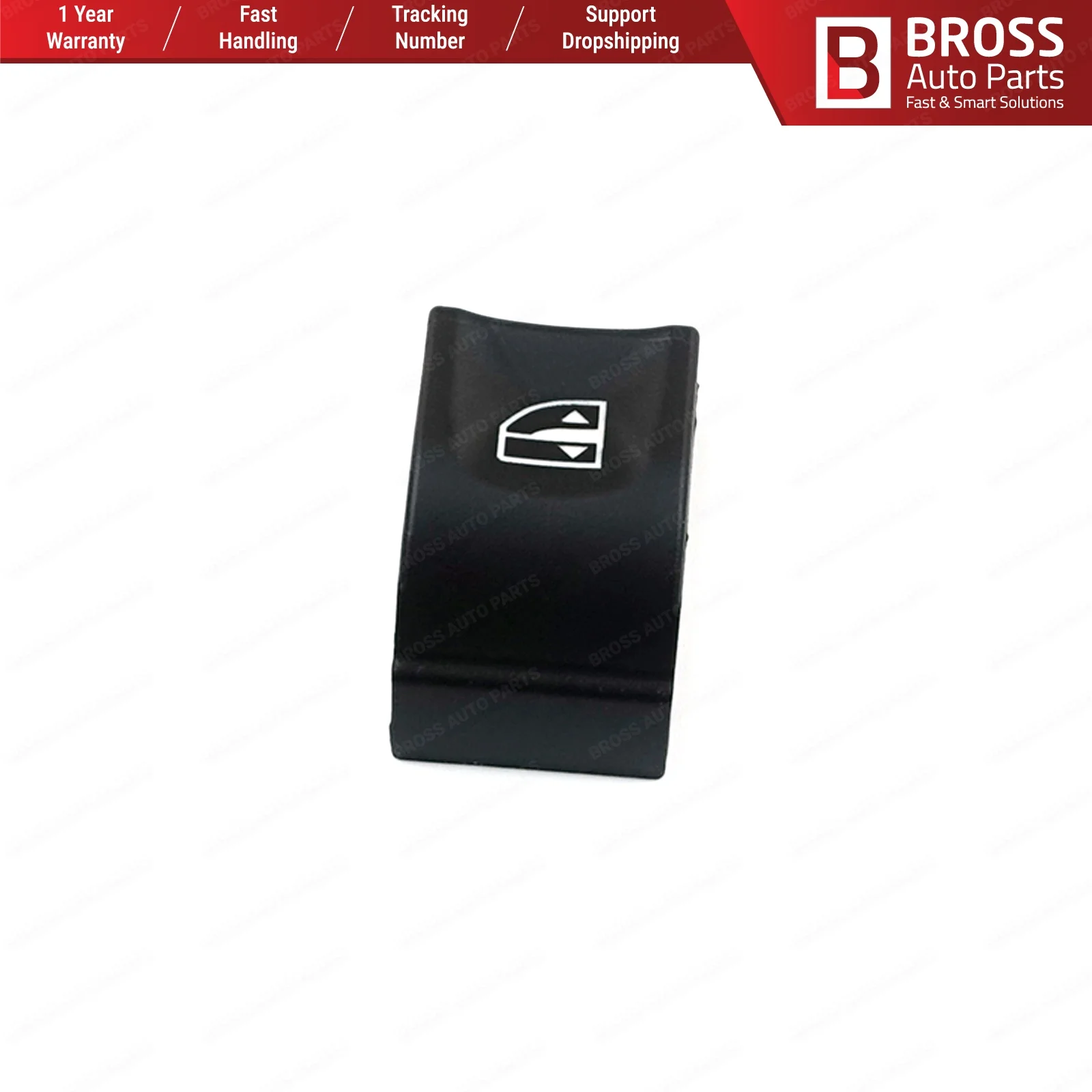 Bross Auto Parts BDP559 Window Switch Repair Button Cover All Doors 254000008R for Renault Fluence Renault Samsung SM3 2010-2015