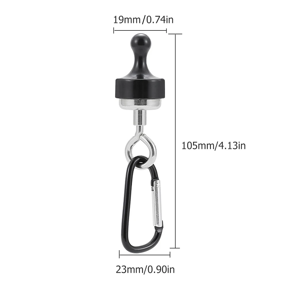 Magnetic Hooks Magnet Hooks Camping Tent Accessories Camping Tent Fasteners Magnetic Carabiner Outdoor Camping Strong Magnetic Hooks Tent Canopy Carabiners Mountaineering Buckle Magnet Hanger Camping Light Magnetic Hook