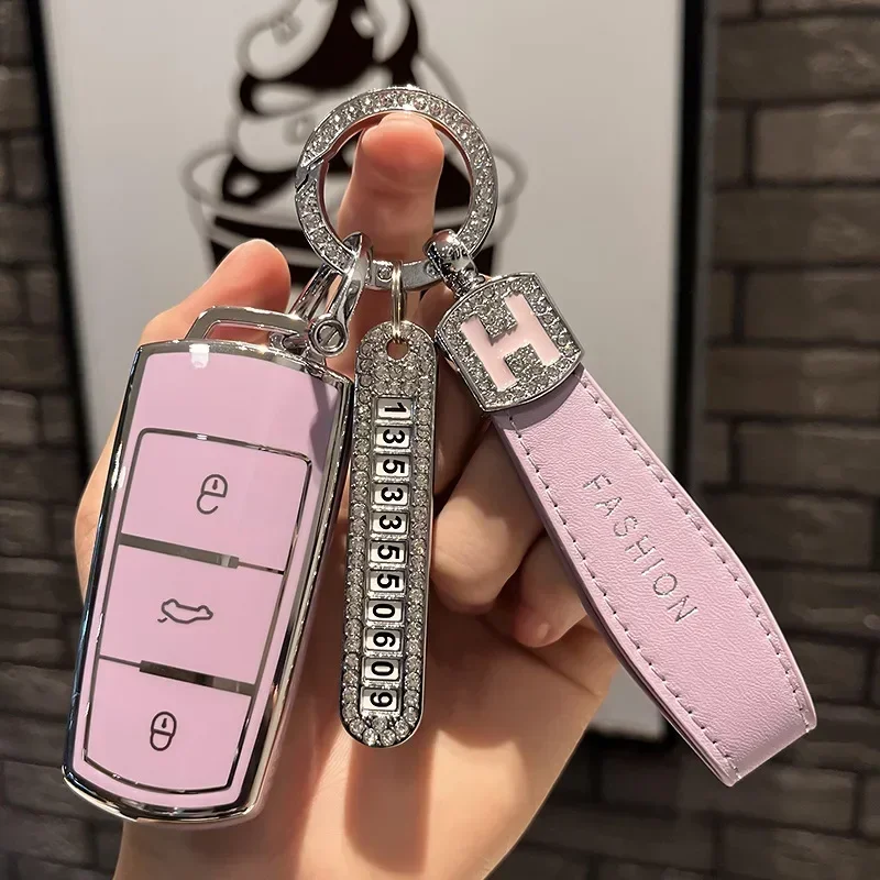 TPU 자동차 키 케이스 커버, 폭스바겐 VW CC 파사트 B6 B7 파사트 3C CC 마오고탄 R36 B5 B7L 보호대 자동차 액세서리, 새로운 패션