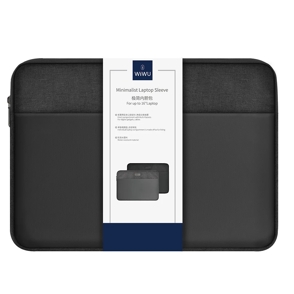 Wiwu-bolsa do Portátil para Macbook Pro Portátil Impermeável 142 162 Polegadas para Macbook Air 153 2023 Peso Leve Novo - Imagem 3