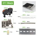 20PCS Black-Rail