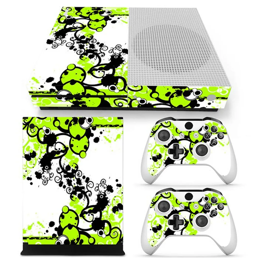 New Flowers 5103 Console Controller Personalizzata Full Pvc Skin Adesivo In Vinile Cover Decalcomania Per Controller Xbox One S
