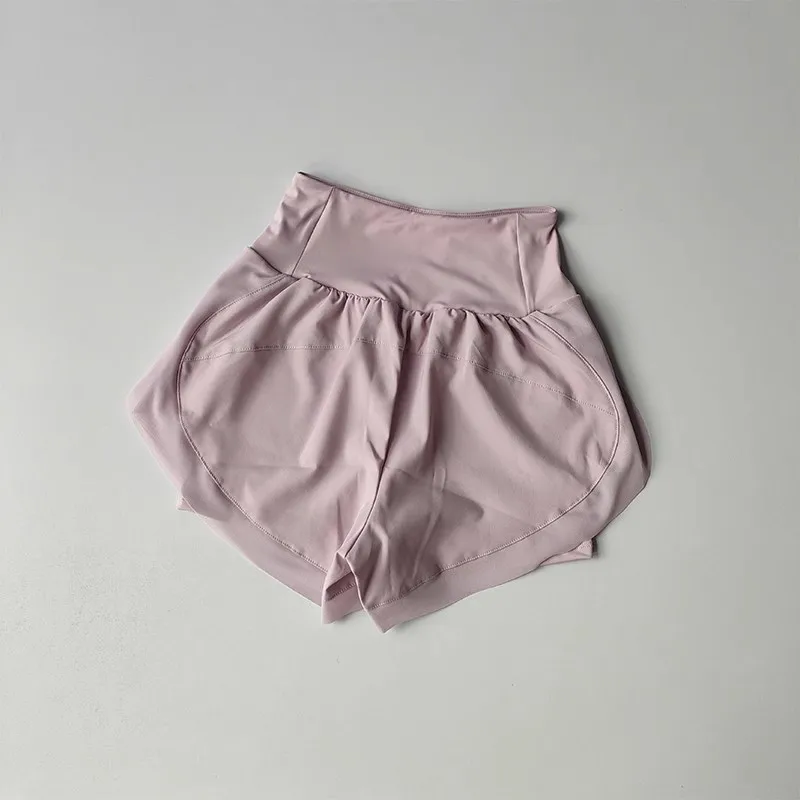 Womens 2-in-1 Quick-Dry Running  Yoga Shorts - Summer Fitness  Tennis Casual Training Shorts