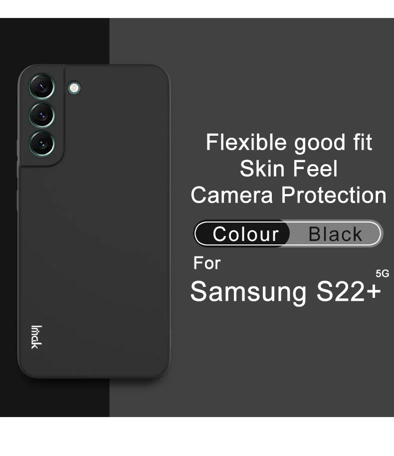 silicone case for samsung for Samsung Galaxy S22 Case IMAK UC-2 Frosting Flexible Thin and light Soft Back Cover for Samsung S22 Plus samsung silicone case