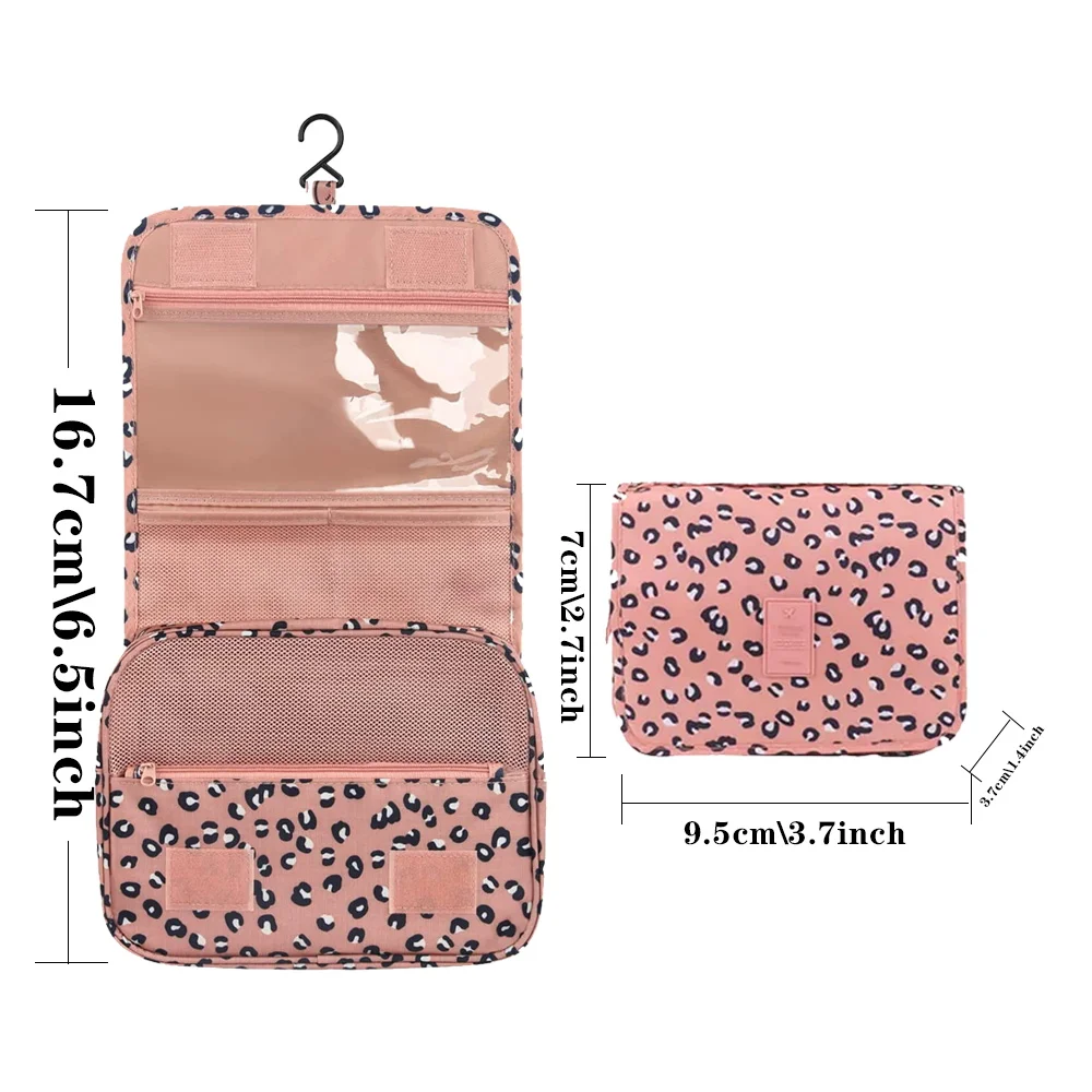 Women Makeup Bags Travel Cosmetic Bag Toiletries Organizer Waterproof Toiletry pouch Storage Neceser Hanging Bathroom Wash Bag 7pcs set large capacity luggage storage bags for packing cube clothes underwear cosmetic travel organizer bag toiletries pouch