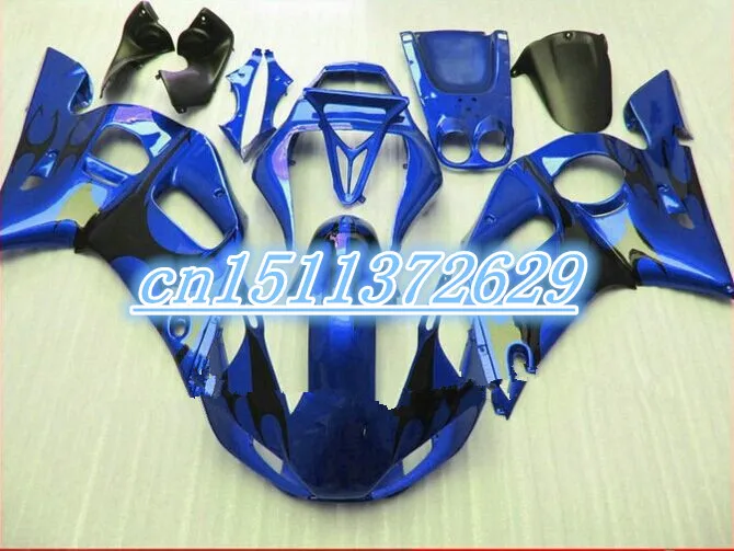 

for YZF R6 98 99 00 01 02 New blue Fairings for Yamaha YZF R6 1998 1999 2000 2001 2002 Customizable Motorcycle Fairing Kit